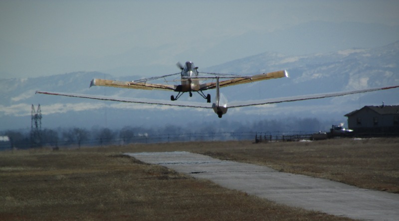 Grob on tow, March 2015